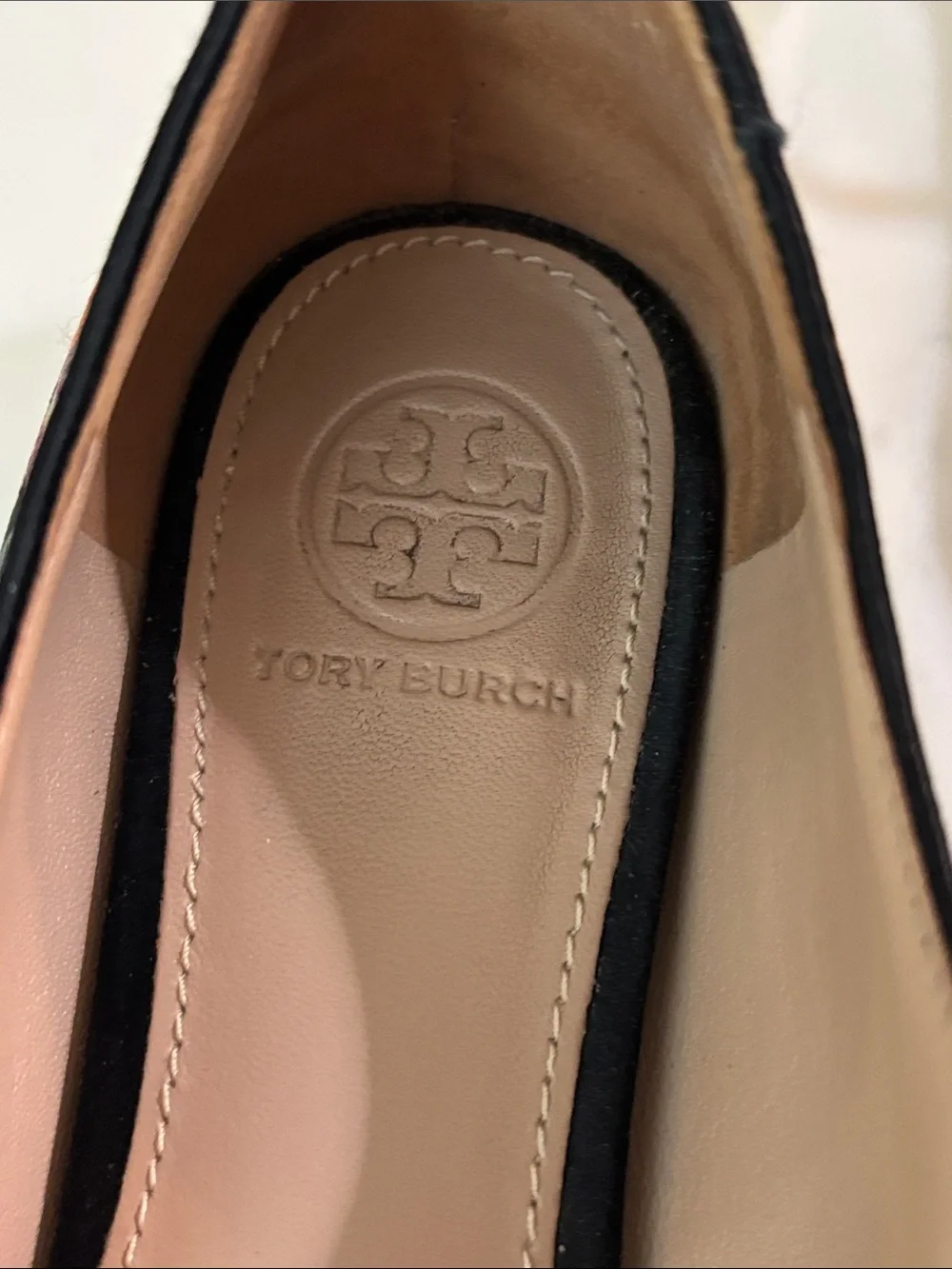 TORY BURCH Brocade Satin Mary Jane Ballet Flats 7.5 MSRP $250